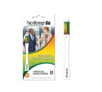 NexTemp® Go Oral Disposable Thermometers, Accurate Fast Read Temperature Thermometer in 10 Seconds, Hygienic, Use Anytime Anywhere for Adults, Kids, Travel, Home or First Aid Kit, Fahrenheit, 24-Pack