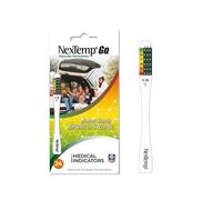 NexTemp® Go - Ready When You are - Single-Use Disposable Thermometers - Results in Seconds, for Work, Home, & Travel, Celsius (24-Pack)