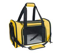 NextFri Soft Sided Carrier for Small Medium Cats Dogs,TSA Airline Approved Collapsible Travel Pet Carrier (Medium, Yellow)