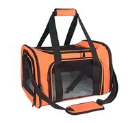 NextFri Soft Sided Carrier for Small Medium Cats Dogs,TSA Airline Approved Collapsible Travel Pet Carrier (Medium, Orange)