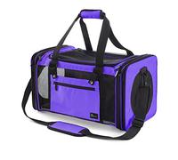 NextFri Soft-Sided Pet Carrier for Cats Small Dogs of 15 Lbs Medium Purple