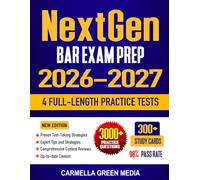 NextGen Bar Exam Prep 2026-2027: Study Guide, Proven Strategies & Tactics, 4 Full-Length Practice Tests and Detailed Answer Explanations (Civil Service Exam Prep Study Guide 2026-2027)
