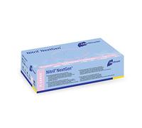 Meditrade Nitrile Examination Gloves, X-Large, N/S, P/F, Blue, X100