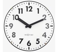 Nextime Duomo Mini Domed White Wall Clock NT111
