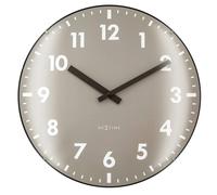 NeXtime - Duomo Wall Clock Ø35 cm, Khaki - Khaki