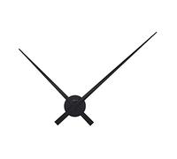 NeXtime - Large wall clock - Ø 85 cm - Aluminum - Black - 'Hands'