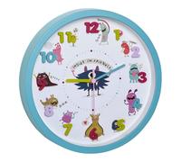 NeXtime Little Monster Wall clock 60.3051.20 - Unisex - 30 cm - Quartz Blue 30 cm