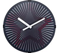 NEXTIME MOTION WALL CLOCK - 30CM "MOTION STAR RED"