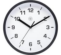 NeXtime N*XT Easy Small Wall Clocks, Metal, Plastic, Black, Diameter 20 cm