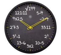 NexTime nXt Wall clock 30cm - Silent Sweep Maths