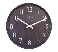 NeXtime Precious Wall clock 3284ZW - Unisex - 50 cm - Quartz Brown/White 50 cm
