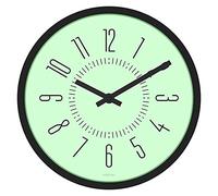 NexTime - Wall clock - Ø 35cm - Metal & Glass - White - 'Luminous'