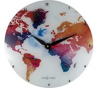 NexTime - Wall clock - Ø 43 cm - Glass Colorful World'