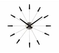 NeXtime - Plug Inn Wall Clock, Black - Black