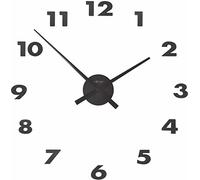 NeXtime - Hands Small Wall Clock, Black - Black