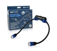 NextLED NT-6633 Heavy Duty Rechargeable Neck Light with Magnetic Base, IPX4, 2000mAh Battery, LED Mechanic Neck Light Hands Free, Flexible Around The Neck Flashlight, Neck Work Light Rechargeable