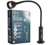 NextLED Ultimate BBQ Grill Light, 24 Inch Flexible Neck with a Strong Magnetic Base, Innovative Design Provides a Warm Even Light with Infinite Brightness Adjustability, Illuminates Grilling Surface