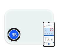 NextLevel Fit Nutrition Scale - Digital Kitchen Food Scale with App, Smart Food Scale for Calorie & Nutrition Tracking, White