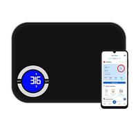 NextLevel Fit Smart Kitchen Scale- Digital Weight Grams and Oz Food Scale with Nutritional Calculator for Weight Loss, Accurately Track Calories & Macros with Bluetooth Fitness App (Black).