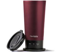 Nextmug Go - Temperature-Controlled, Self-Heating Travel Mug (Burgundy - 16 oz.)