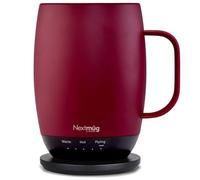 Nextmug Plus - Temperature-Controlled, Self-Heating Coffee Mug (Burgundy - 18 oz.)