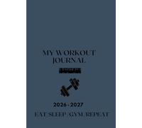 Nextnoid Workout Journal - Hardcover | A5 (5.7 x 8.3 in) - 140 Pages: Plan, Track & Achieve Your Fitness Goals - Daily Workout Log for Gym and Home