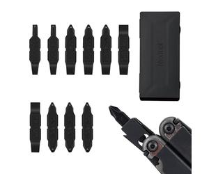 NexTool Bit Kit, 10 PCS Replacement Screwdriver Bits for Multitool-Durable S2 Steel #1, #2 & #1-2 Phillips + 1/4, 3/16 & 1/8 Flat Head+T15 Torx,NexTool Pocket Tool for DIY Repairs