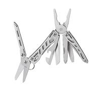 NexTool Mini Flagship 10 in 1 Multi-Tool, Multitool with Multitools Pliers, Camping Pliers, Can Opener, Scissors, Screwdriver, Bottle Opener, Gifts for Men, Father's Day Gifts-Silver