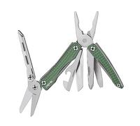 NexTool Mini Flagship 10 in 1 Multitool, Multitool with Pliers, Camping Pliers, Can Opener, Scissors, Screwdriver, Bottle Opener for Camping, Outdoor Activities, Repairing, Hiking-Green
