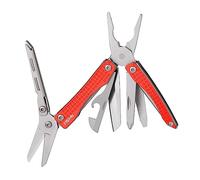 NexTool Mini Flagship 10 in 1 Multitool, Multitool with Pliers, Camping Pliers, Can Opener, Scissors, Screwdriver, Bottle Opener for Camping, Outdoor Activities, Repairing, Hiking-Red