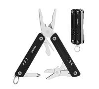 NexTool TSA Multitool, Mini Sailor Lite Multi Tool 11 in 1, Multitools with Scissors, Screwdriver, Camping Accessories for DIY, Fishing, Birthday/Christmas Gifts for Dad-Black
