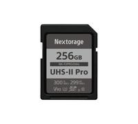Nextorage 256GB SDXC UHS-II V90 Japanese brand pSLC Max. write speed 299MB/s Max. read speed 300MB/s 4K recording F2PRO series NX-F2PRO256G