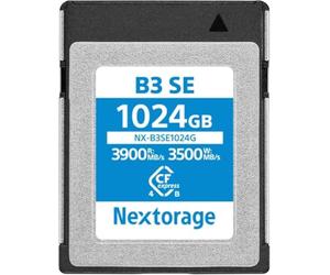Nextorage Japanese CFexpress 4.0 Type B 1024GB Memory Card Max. Read Speed 3900MB/s Max Write Speed 3500MB/s NX-B3SE1024GB CFexpress 4.0 typeb Nextorage