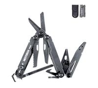 NEXTORCH Pioneer MT20 Multi Tool with 14-in-1 Functions, Pocket Multi-Tool 60mm Pliers with Rope Cutter, Can Opener, Screwdriver for Outdoor Camping EDC Multitool Knife, Survival Equipment Multitool