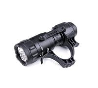 Nextorch TA21 Tactical Flashlight with Tactical Ring Set, 1300 Lumens White and Red Light Compact Rechargeable Torch with 4 Modes & Strobe for Emergency Outdoor Home Use