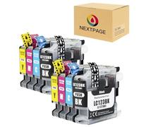 NEXTPAGE LC123 Ink Cartridges for Brother LC123 LC 123 Ink Cartridges for Brother MFC-J4510DW MFC-J470DW MFC-J4610 MFC-J4710DW MFC-J4110DW DCP-J132W DCP-J152W MFC-J6920DW MFC-J6520DW MFC-J6720DW