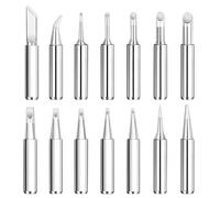Nextpal 14 Pcs 900M-T Soldering Iron Tips, Universal Replacement Solder Tips Compatible with Hakko Yihua Weller Stations High Performance Long-Lasting for Electronics Repair and DIY Projects