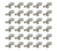Nextpal 30 Pcs Heavy Duty Metal Shelf Pins, Cabinet Support Pegs and Secure Holding Clips, Adjustable Shelf Holder Hardware for Kitchen Cabinet Organizer Bathroom Storage Bookshelf and Wardrobe 5mm