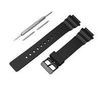 Nextpal Watch Band Replacement, Resin Strap Compatible with MRW-200H Series, Waterproof Rubber Wristband with Stainless Steel Buckle Men and Women Replacement Wristband