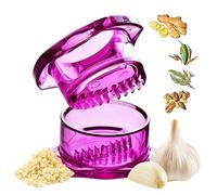 NexTrend Garlic Twister 4th Gen - Multifunctional Kitchen Mincer and Grinder for Ginger/Herb/Nuts, Easy to Clean! (Purple)