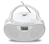 Nextron Portable Bluetooth CD Player with AM/FM Radio Stereo Sound System, CD/MP3/WMA Playback, USB and AUX Ports, Headphone Jack, LCD Display, AC/DC Powered