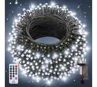 Nextronix Christmas Tree Fairy Lights - 300LEDs 30m Christmas Lights Outdoor Indoor, String Lights Mains Powered with 8 Modes Remote, IP44 Waterproof Outside Xmas Lights