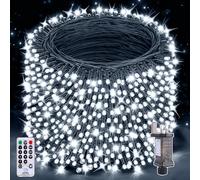 Nextronix Christmas Tree Fairy Lights: 800LEDs 80m String Lights Mains Powered Outdoor Indoor with 8 Modes Remote, IP44 Waterproof Outside Lights for Garden/Window/Bedroom Party Halloween Decorations