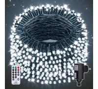 Nextronix Fairy Lights Indoor Outdoor, 60m 600 LED String Lights Plug-in with 8 Modes/Timer/Remote, IP44 Waterproof Christmas Tree Lights for Garden/Outside/Window/Bedroom Party Halloween Decorations