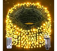 Nextronix Fairy Lights Indoor Outdoor, 60m 600 LED String Lights Plug-in with 8 Modes/Timer/Remote, IP44 Waterproof Christmas Tree Lights for Garden/Outside/Window/Bedroom Party Halloween Decorations
