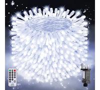 Nextronix Fairy Lights Plug in, 60m 600LED String Lights Indoor with 8 Modes/Timer/Remote, IP44 Waterproof Outdoor Christmas Lights for Garden/Outside/Window/Bedroom Party Halloween Decorations