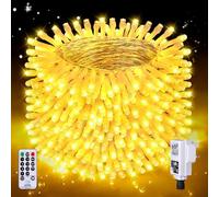 Nextronix Fairy Lights Plug in, 60m 600LED String Lights Indoor with 8 Modes/Timer/Remote, IP44 Waterproof Outdoor Christmas Lights for Garden/Outside/Window/Bedroom Party Halloween Decorations