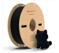NextShapes Matte PETG Filament 1.75mm 1kg, Dimensional Accuracy +/- 0.02mm, Matte Surface & Low Warping, Hides Layer Lines, High Toughness, Compatible with Most FDM 3D Printers (Black, 1000g)