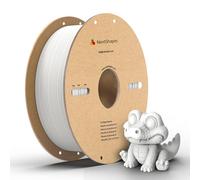 NextShapes Matte PETG Filament 1.75mm 1kg, Dimensional Accuracy +/- 0.02mm, Matte Surface & Low Warping, Hides Layer Lines, High Toughness, Compatible with Most FDM 3D Printers (White, 1000g)