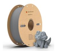 NextShapes Matte PETG Filament 1.75mm 1kg, Dimensional Accuracy +/- 0.02mm, Matte Surface & Low Warping, Hides Layer Lines, High Toughness, Compatible with Most FDM 3D Printers (Gray, 1000g)